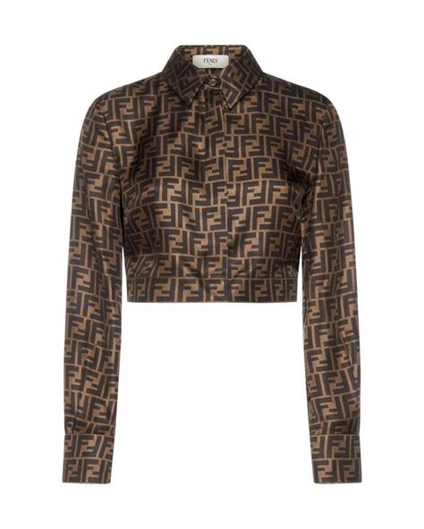 fendi monogram shirt womens